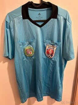 Dres s krátkým rukávem Adidas ref 18 modrý - vel. M