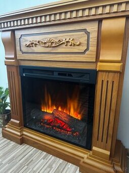 Intériový elektrický krb