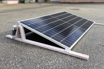 Konstrukce FVE plochá střecha