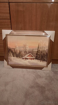 obraz zimní krajina 1