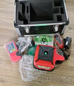 Rotační laser nivelák zelený paprsek komplet v kufru nový