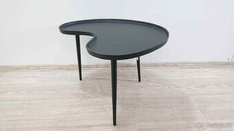 Černý odkládací stolek Lienz Light & Living