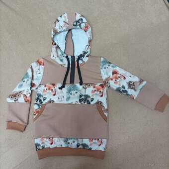 Dětská mikina s kapucou, velikost 104