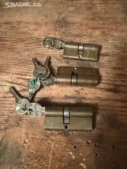 Sada 3 ks cylindrických vložek FAB (zámky)