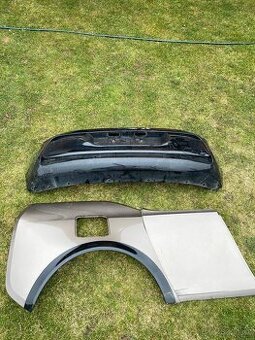 BMW I3s zadní nárazník, zadní blatník a část dveří