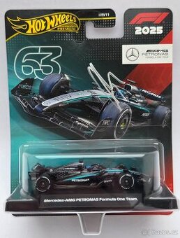 George Russell Mercedes AMG Formule 1 originální autogram