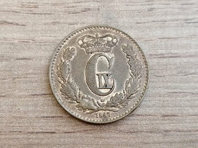Mince 1 Skilling 1867 Dánské království král Kristián IX. - 1