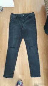 Černé pánské džíny Skinny - 1