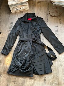 London B černý trench coat, nový