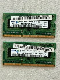 Samsung DDR3 2x2GB SO-DIMM, 1333MHz - 1