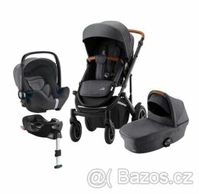 BRITAX RÖMER Set Smile III + hluboká korba + autosedačka Bab