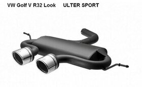Športový výfuk ULTER SPORT VW Golf V R32 Look