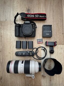Canon 5D Mark iv + canon lens 70-200 F 2,8 ii