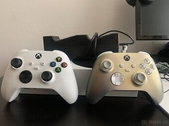 Prodám Xbox Series S 512GB + 2 ovladače + nabíjecí stanice