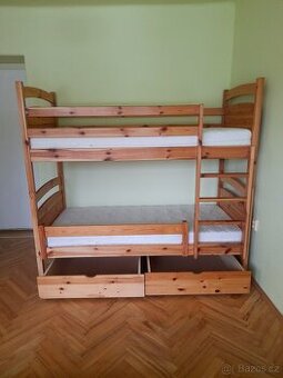 Palanda 180x80 s kvalitními matracemi a úložnými prostory