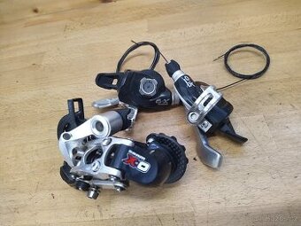 Přehazovačka SRAM X0 + řazení SRAM X9 - 3x9 - 1