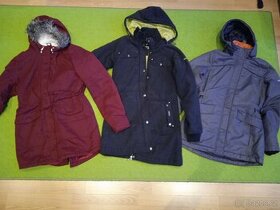 3x kabát, delší bunda vel 36/38