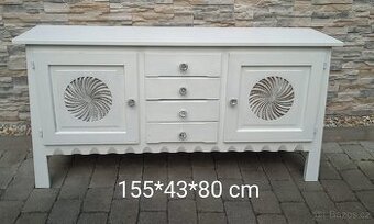 Vintage Provence bílá komoda