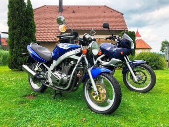Suzuki GS500e, BMW F650st, vše skupina A2, 35kw