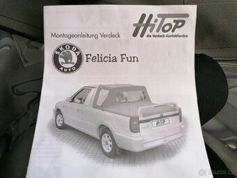 Škoda Felicia Fun pick up, NOVÁ střecha HiTop