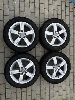 Alu kola Audi 5x112 zimní Fulda 205/55 R16
