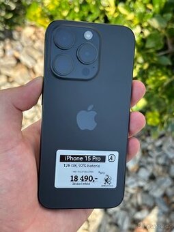 iPhone 15 Pro - 128GB - 6M ZÁRUKA