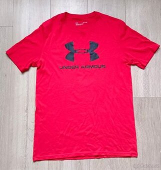 Červené triko Under Armour S/M pánské