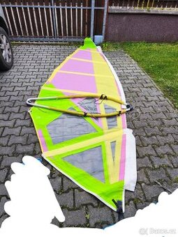 malá plachta cca 3,5m2 , šitá doma + retro ráhmo