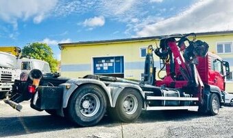 6x4 kontejner kloub-teleskop (zalamovací) MAN