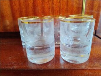 Moser paňákovky motiv stromky 5 ks