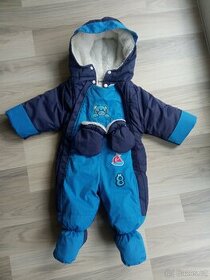 Zimní kombinéza s rukavicemi