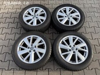 4x al kola 5x112 17 + pneu zimní 215/55 R17