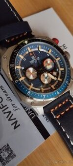 masivní pilotské hodinky NAVIFORCE US ARMY chronograf