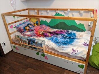 KURA - Dětská postel 90x200
Dětská oboustranná postel