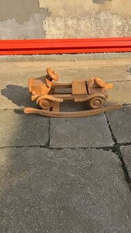 Auto houpací staré drěvěné