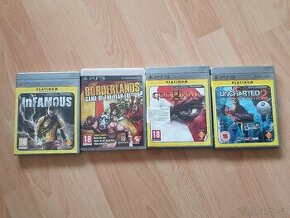 Hry na Playstation sada nebo i jednotlivě