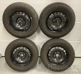 Sada zimních pneu s disky - 6,5Jx16ET41, Dunlop 215/60R16 9