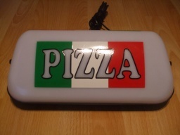 Transparent Pizza Italia , magnetický , svítící , 12 V - 1