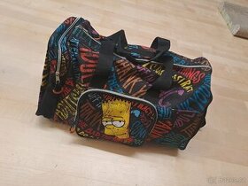 Černá sportovní taška - Barte Simpsons