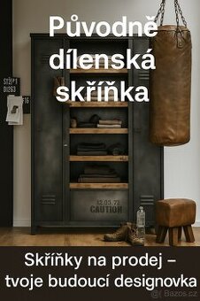Plechové dílenské skříňky – DIY poklad pro industriální inte