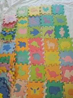 Pěnové puzzle zvířátka