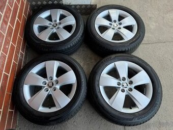 Alu 15" 5x100 škoda MATO letní 80% Rapid,F3, TOP