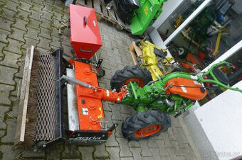 Kultivátor Agria 3400, motor MAG, novější rotační brány 75 a