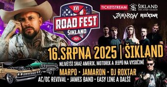 Roadfest Šikland 2025 prodám 2 vstupenky