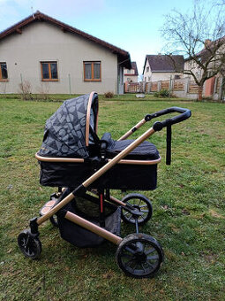 Prodám kočárek + autosedačku - 1