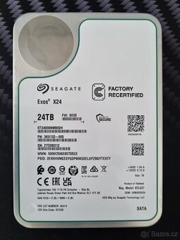 ✅ 24TB HDD v záruce u výrobce, nový, nepoužitý
