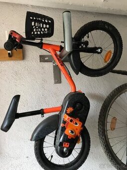 První šlapací dětské kolo 14” Decathlon
