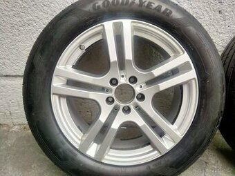 Alu kola originál Mercedes, 7,5J x18, 5x112,ET 53,Letní pneu