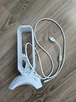Stojánek na sluchátka + držák kabelu myši WH-200 / RGB