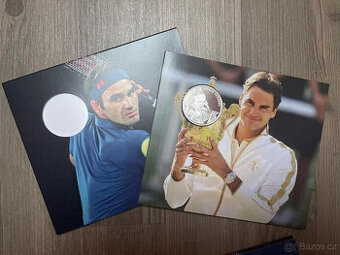 stříbrná mince Roger Federer v blistru 20CHF 2020
